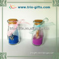 Souvenir gifts indoor decor glass bottle with cork